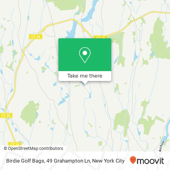 Mapa de Birdie Golf Bags, 49 Grahampton Ln