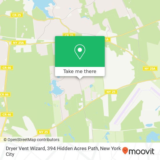 Dryer Vent Wizard, 394 Hidden Acres Path map