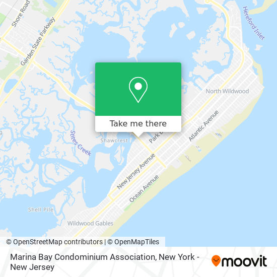 Mapa de Marina Bay Condominium Association