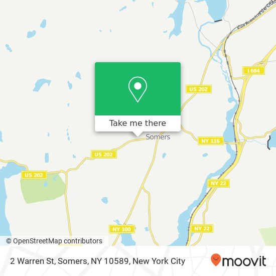 Mapa de 2 Warren St, Somers, NY 10589