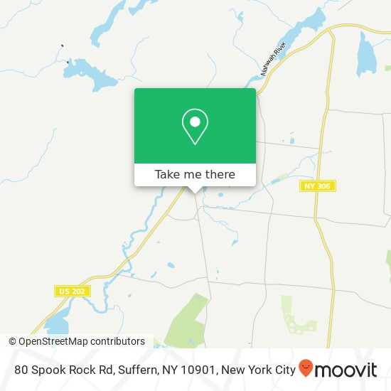 Mapa de 80 Spook Rock Rd, Suffern, NY 10901