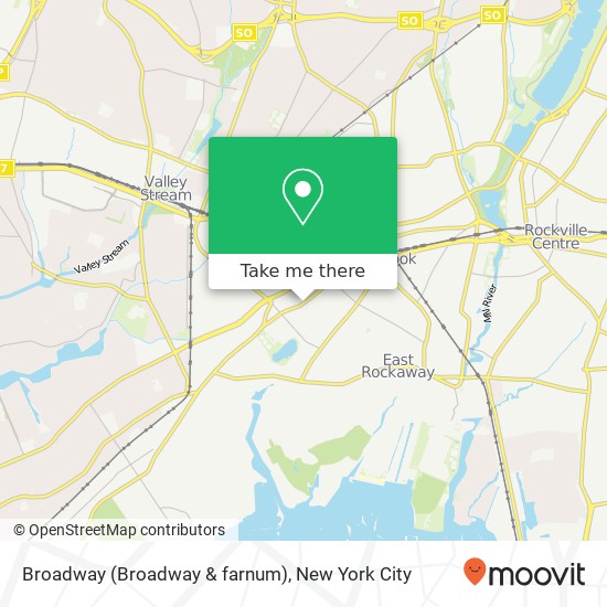 Mapa de Broadway (Broadway & farnum), Lynbrook, NY 11563