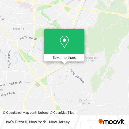 Mapa de Joe's Pizza II