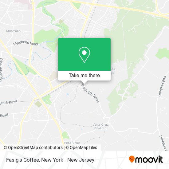 Mapa de Fasig's Coffee