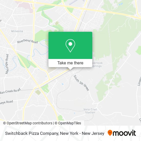 Mapa de Switchback Pizza Company