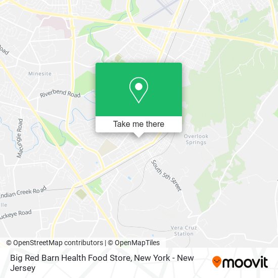 Big Red Barn Health Food Store map