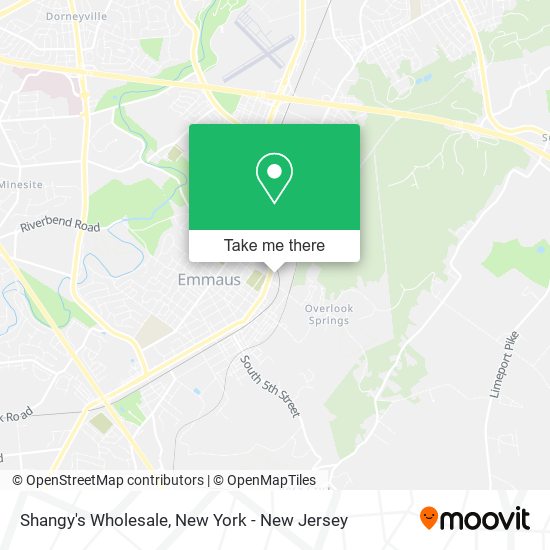 Shangy's Wholesale map