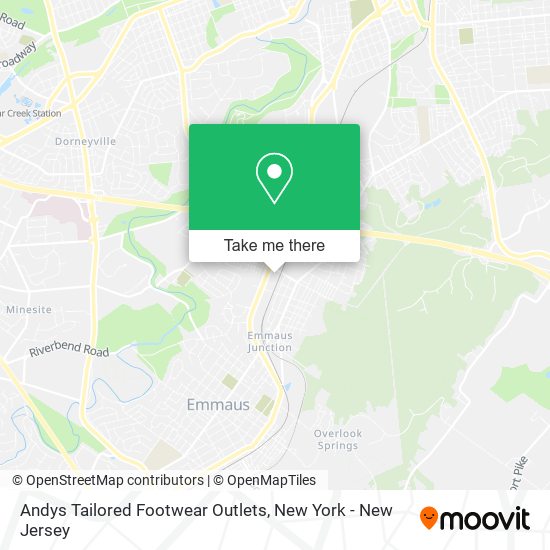 Andys Tailored Footwear Outlets map