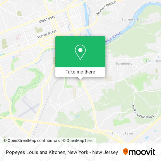 Popeyes Louisiana Kitchen map