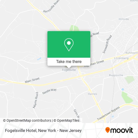 Fogelsville Hotel map