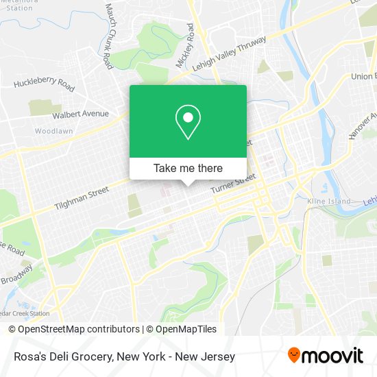 Rosa's Deli Grocery map