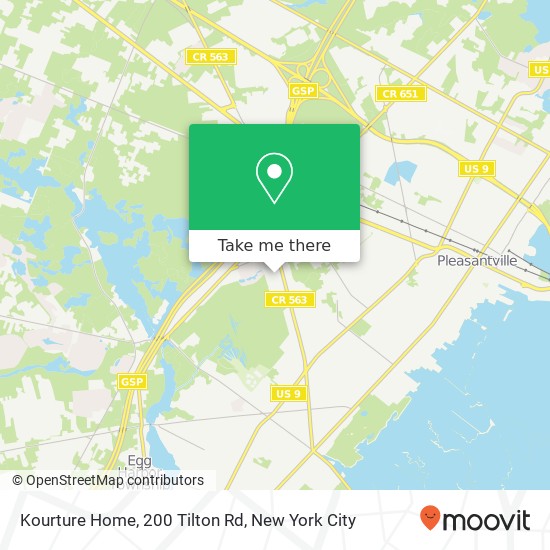 Kourture Home, 200 Tilton Rd map