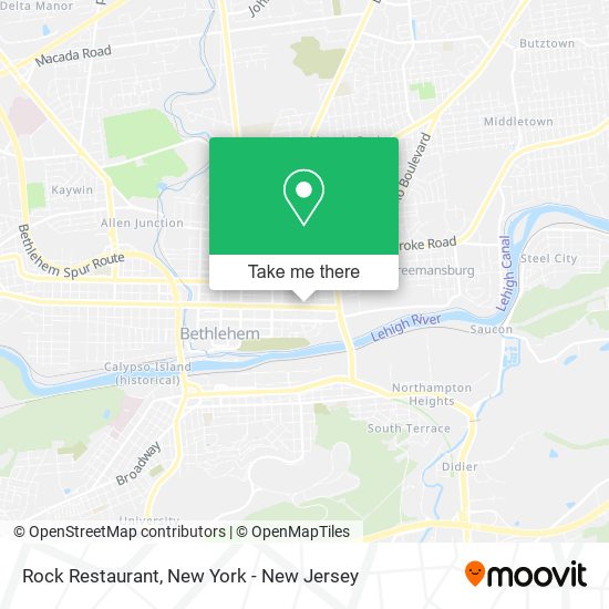 Rock Restaurant map