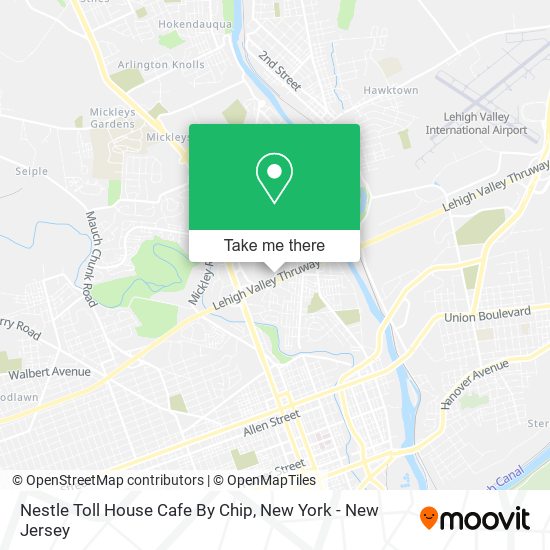 Mapa de Nestle Toll House Cafe By Chip