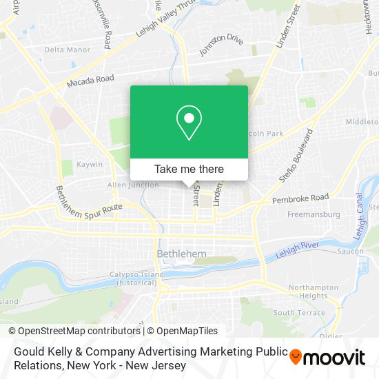 Mapa de Gould Kelly & Company Advertising Marketing Public Relations