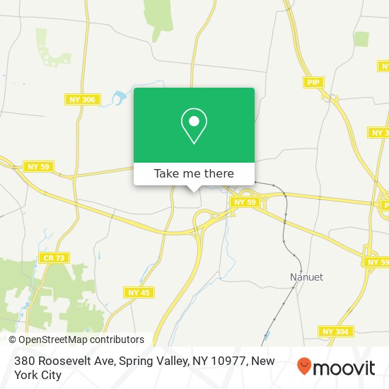 380 Roosevelt Ave, Spring Valley, NY 10977 map