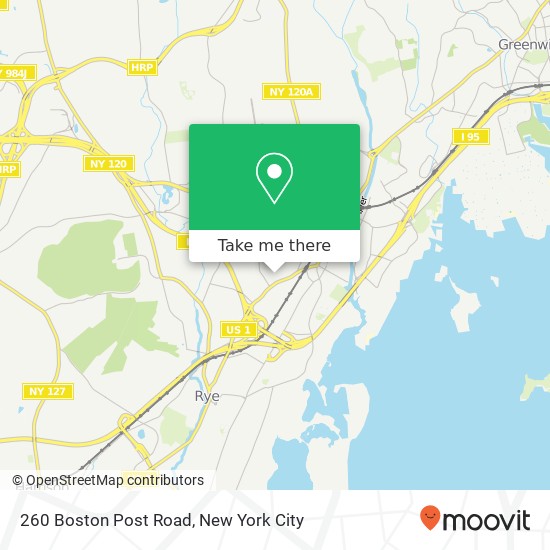 Mapa de 260 Boston Post Road