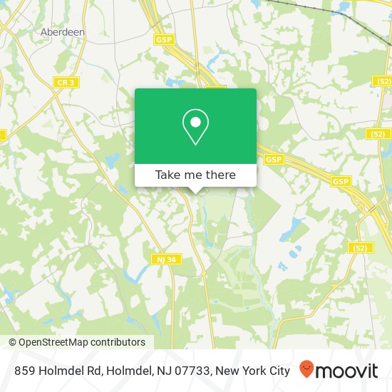 859 Holmdel Rd, Holmdel, NJ 07733 map