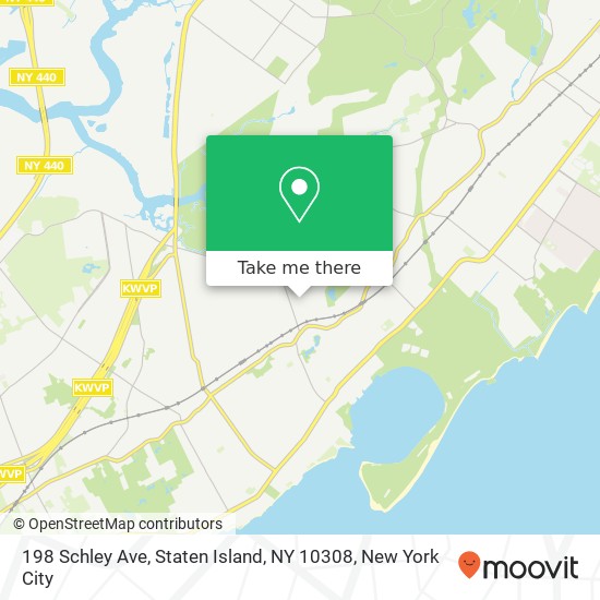198 Schley Ave, Staten Island, NY 10308 map
