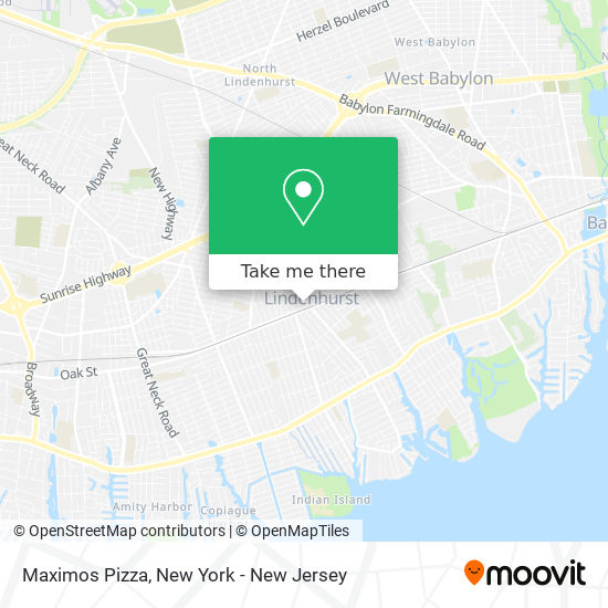 Maximos Pizza map