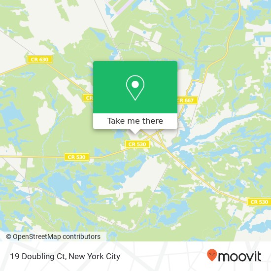 Mapa de 19 Doubling Ct, Browns Mills, NJ 08015