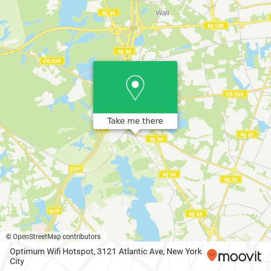 Optimum Wifi Hotspot, 3121 Atlantic Ave map