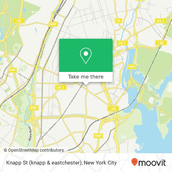 Knapp St (knapp & eastchester), Bronx, NY 10469 map