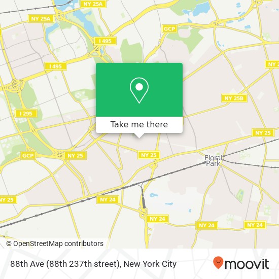 Mapa de 88th Ave (88th 237th street), Bellerose (New York City), NY 11426