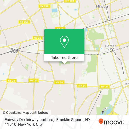 Fairway Dr (fairway barbara), Franklin Square, NY 11010 map