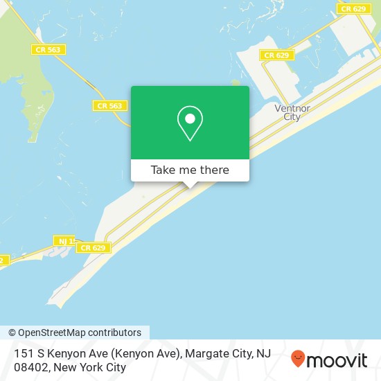 151 S Kenyon Ave (Kenyon Ave), Margate City, NJ 08402 map