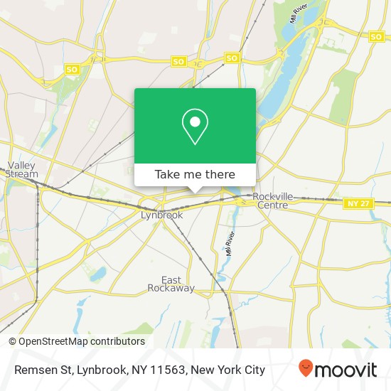Mapa de Remsen St, Lynbrook, NY 11563