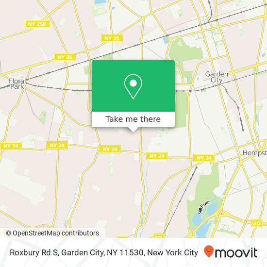 Roxbury Rd S, Garden City, NY 11530 map