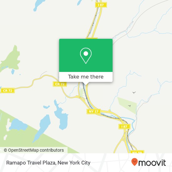 Ramapo Travel Plaza map
