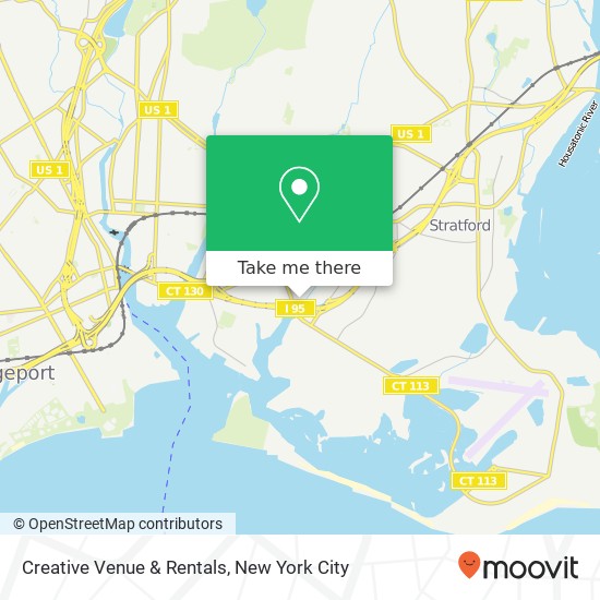 Mapa de Creative Venue & Rentals