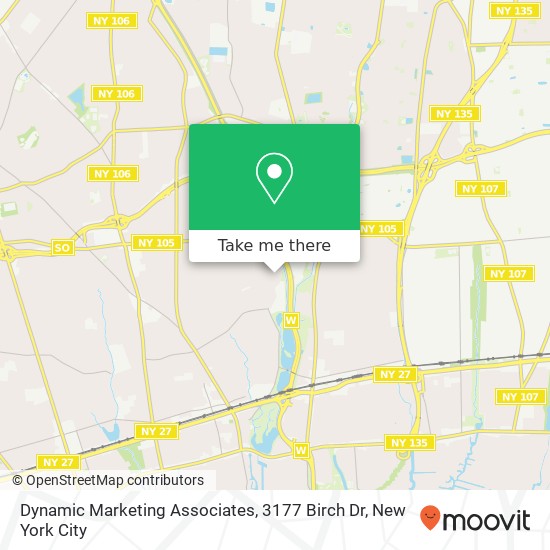 Mapa de Dynamic Marketing Associates, 3177 Birch Dr