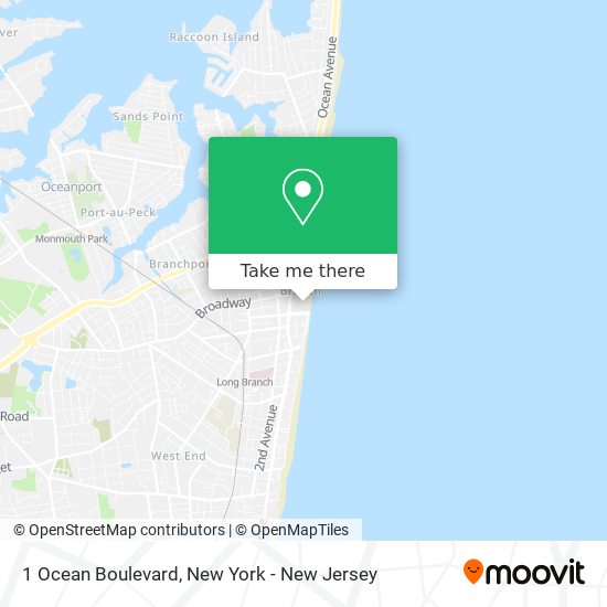 Mapa de 1 Ocean Boulevard