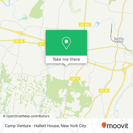Camp Venture - Hallett House, 3 Lee Dr map