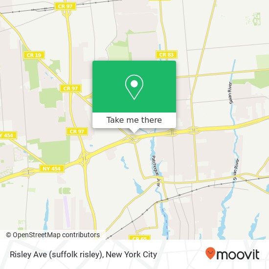 Mapa de Risley Ave (suffolk risley), Patchogue, NY 11772