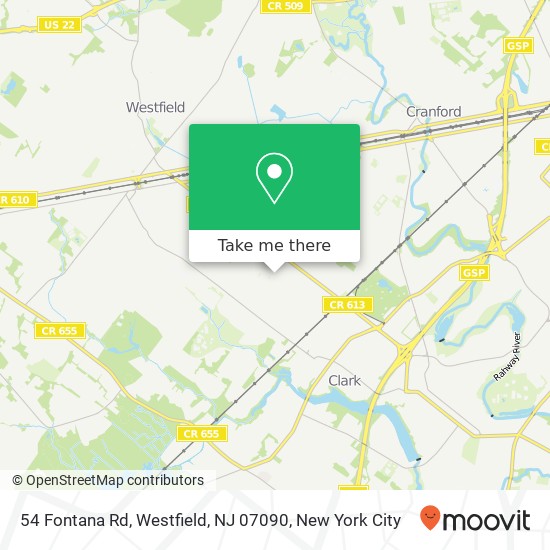 54 Fontana Rd, Westfield, NJ 07090 map