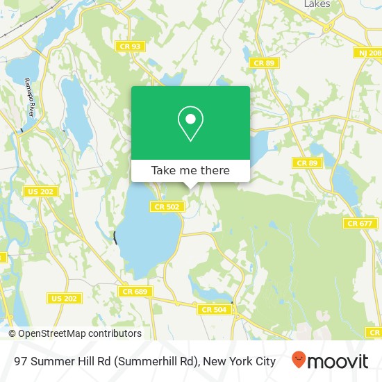 97 Summer Hill Rd (Summerhill Rd), Wayne, NJ 07470 map