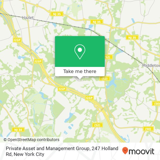 Private Asset and Management Group, 247 Holland Rd map