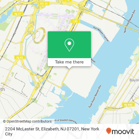 2204 McLester St, Elizabeth, NJ 07201 map