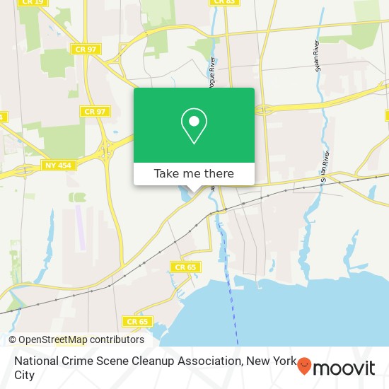 Mapa de National Crime Scene Cleanup Association, 315 W Main St