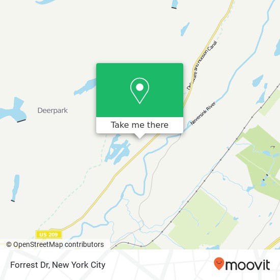 Forrest Dr, Port Jervis (PORT JERVIS), NY 12771 map