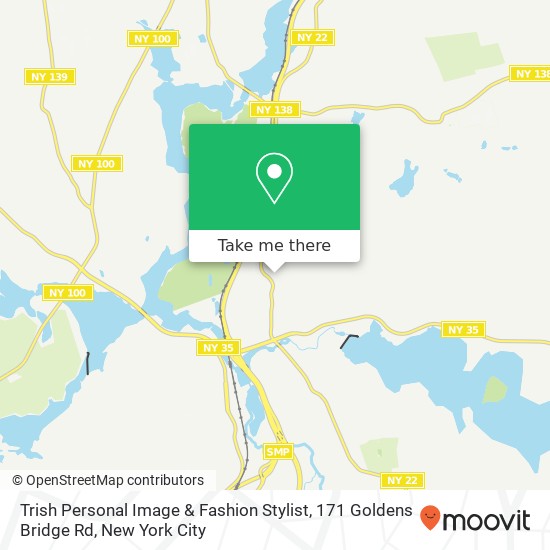 Mapa de Trish Personal Image & Fashion Stylist, 171 Goldens Bridge Rd