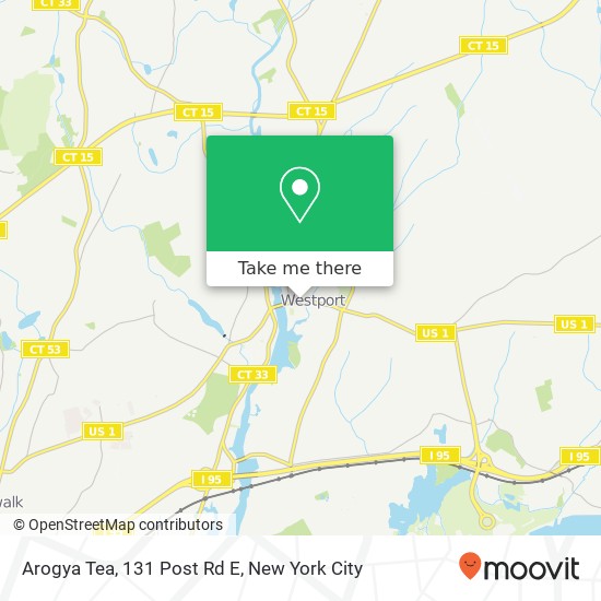 Arogya Tea, 131 Post Rd E map