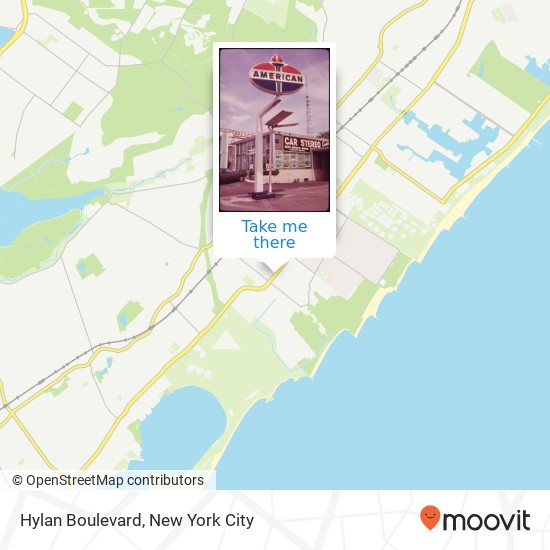 Mapa de Hylan Boulevard, Hylan Blvd & Isabella Ave, Staten Island, NY 10306, USA