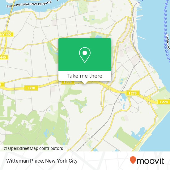 Mapa de Witteman Place, Witteman Pl, Staten Island, NY 10301, USA