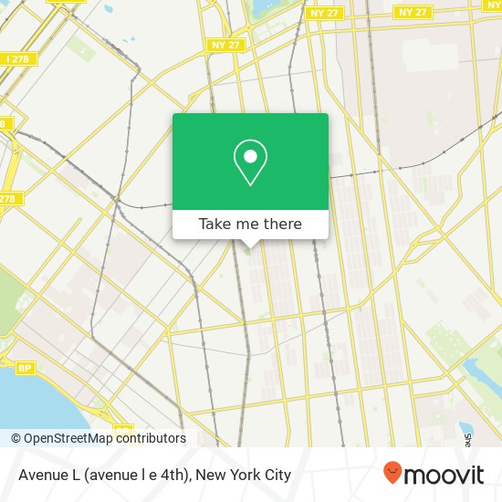 Avenue L (avenue l e 4th), Brooklyn, NY 11230 map
