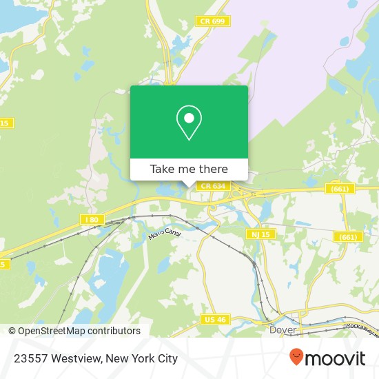 Mapa de 23557 Westview, Wharton, NJ 07885